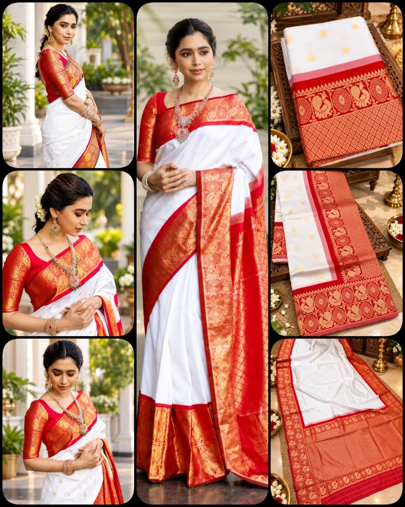 Bangoli By Aab Art Silk Jacquard Border Saree